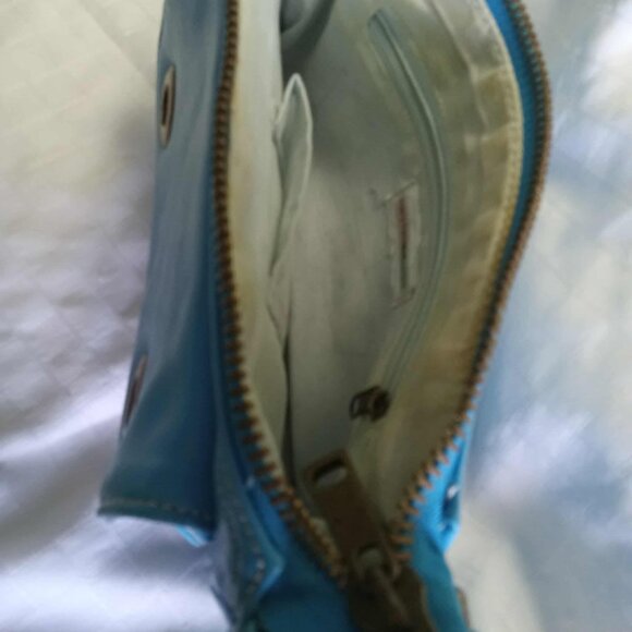The ultimate vintage leather blue bag The home game inc - Picture 10 of 12